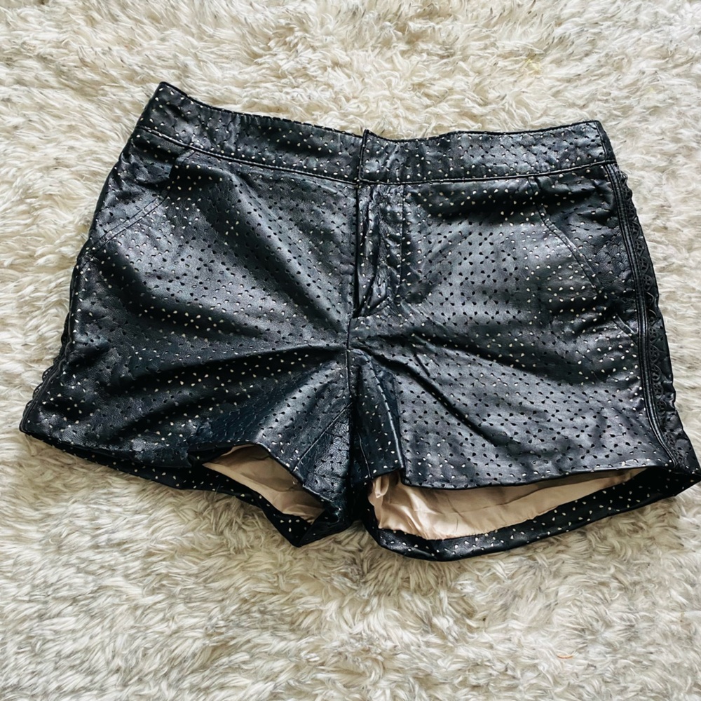 Marc Jacobs leather shorts